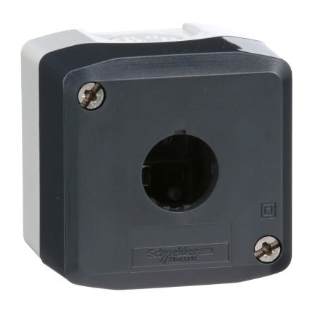 Schneider Electric Grey Polycarbonate XALD Empty Control Station - 1 Hole 22mm Diameter [XALD01]; 276-2488