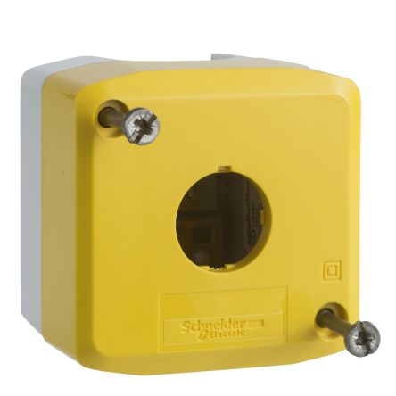 Schneider Electric Yellow Polycarbonate XALK Empty Control Station - 1 Hole [XALK01SAN]; 276-2498