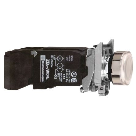 Schneider Electric XB4 Series Push Button, 22mm Cutout, 110 → 120V, IP66, IP67, IP69 [XB4BW3135]; 276-2519