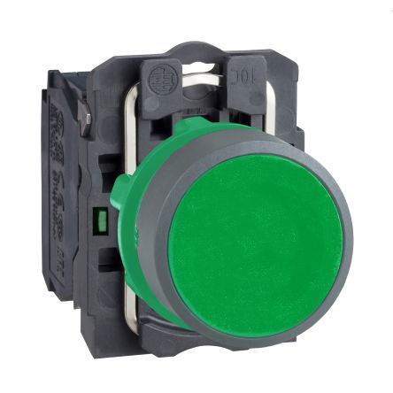 Schneider Electric XB5 Series Push Button, 22mm Cutout, 1 NO, 600V, IP66, IP67 [XB5AA31C0]; 276-2537