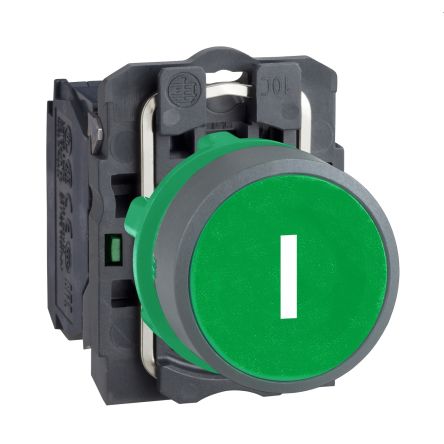 Schneider Electric XB5 Series Push Button, 22mm Cutout, 1 NO, 600V, IP66, IP67 [XB5AA3311C0]; 276-2538
