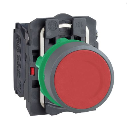 Schneider Electric XB5 Series Push Button, 22mm Cutout, 1 NO + 1 NC, 600V, IP66, IP67 [XB5AA45C0]; 276-2545