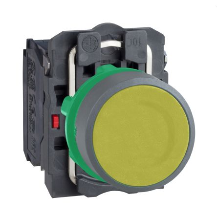 Schneider Electric XB5 Series Push Button, 22mm Cutout, SPDT, 600V, IP66, IP67 [XB5AA55C0]; 276-2548