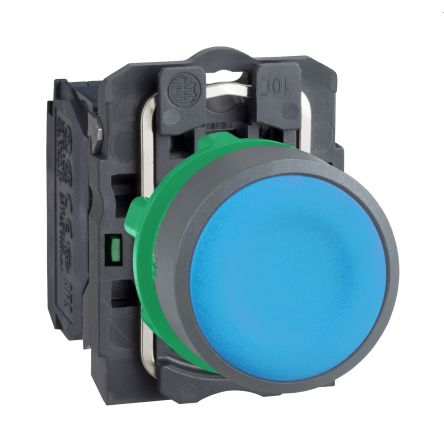 Schneider Electric XB5 Series Push Button, 22mm Cutout, 1 NO, 600V, IP66, IP67 [XB5AA61C0]; 276-2549