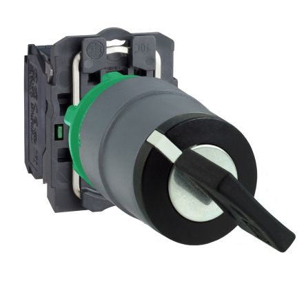 Schneider Electric Key Selector Switch - (1NO) 22mm Cutout Diameter 2 Positions [XB5AG61C0]; 276-2569
