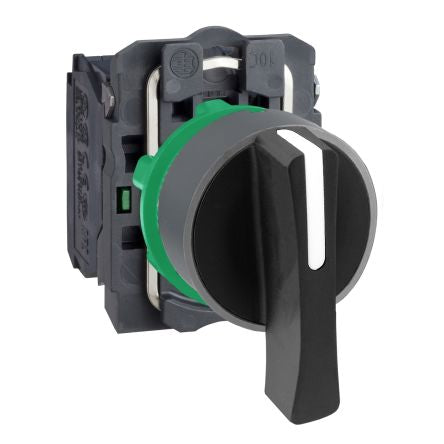Schneider Electric Handle Selector Switch - (2NO) 22mm Cutout Diameter 3 Positions [XB5AJ53C0]; 276-2574