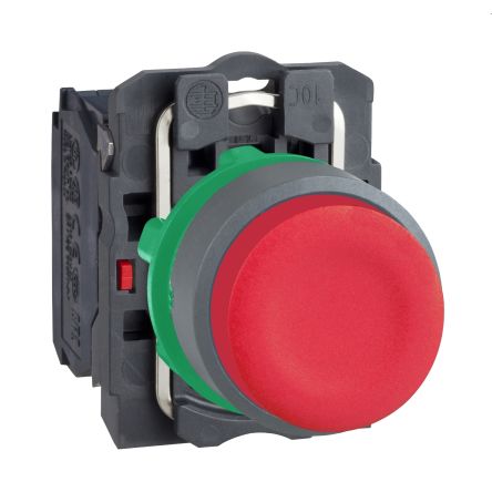 Schneider Electric XB5 Series Push Button, 22mm Cutout, 1 NC, 600V, IP66, IP67 [XB5AL42C0]; 276-2592