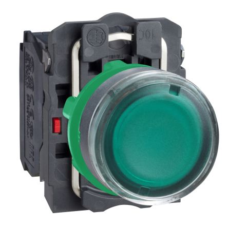 Schneider Electric XB5 Series Illuminated Push Button, 22mm Cutout, 1 NO + 1 NC, 240V, IP66, IP67, IP69 [XB5AW3345]; 276-2613