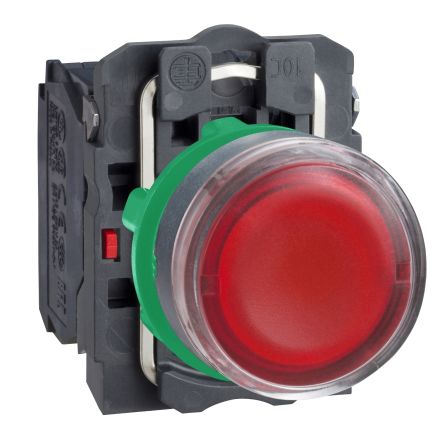 Schneider Electric XB5 Series Illuminated Push Button, 22mm Cutout, 1NO + 1NC, 240V, IP66, IP67, IP69 [XB5AW3445]; 276-2617