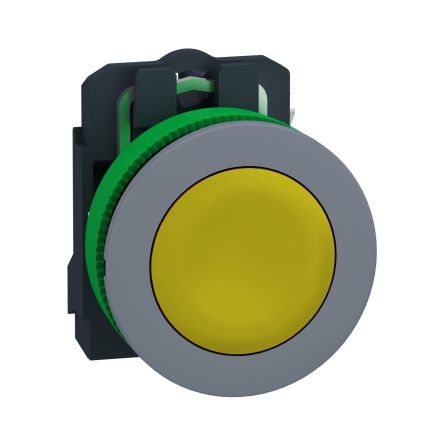 Schneider Electric XB5 Series Push Button, 22mm Cutout, 1 NO, 600V, IP66, IP67 [XB5FA51C0]; 276-2641