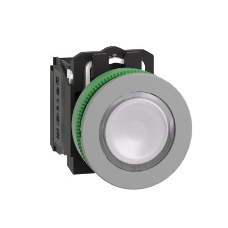 Schneider Electric XB5 Series Illuminated Push Button, 22mm Cutout, SPDT, 24V, IP66, IP67 [XB5FW31B5C0]; 276-2698
