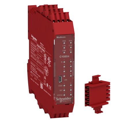 Schneider Electric XPSMCM Series Controller for Use with Expansion Modules, 24 V dc Supply, PNP Output, 8-Input, PNP, [XPSMCMC10804BG]; 276-2711