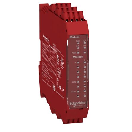 Schneider Electric Preventa Safety Automation XPSMCM Series PLC Expansion Module, 8 Safety Inputs, 4 Safety Outputs, 24 [XPSMCMMX0804G]; 276-2728