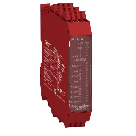Schneider Electric Modicom MCM XPS MCM 4 Auxiliary Contacts Safety Relay 24V dc 4 Safety Contacts [XPSMCMRO0004DAG]; 276-2729