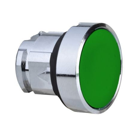 Schneider Electric Harmony XB5 Series Green Spring Return Push Button Head, 22mm Cutout, IP66, IP67 [ZB4BPA3]; 276-2764