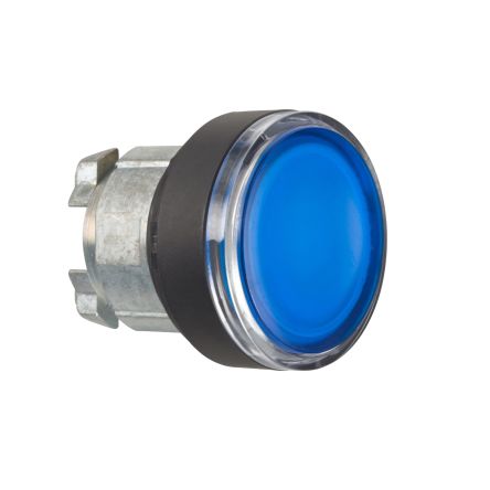 Schneider Electric Harmony XB4 Series Blue Illuminated Spring Return Push Button Head, 22mm Cutout, IP66, IP67, [ZB4BW3637]; 276-2779