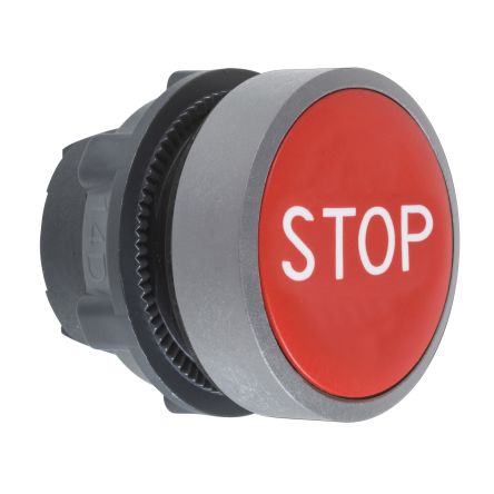 Schneider Electric Harmony XB5 Series Red Spring Return Push Button Head, 22mm Cutout, IP66, IP67 [ZB5AA434C0]; 276-2802