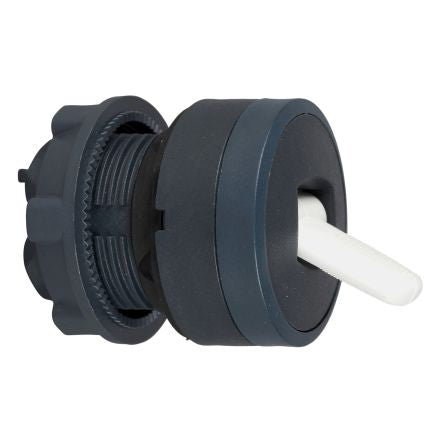 Schneider Electric Harmony XB5 Series 2 Position Selector Switch Head, 22mm Cutout, Black Handle [ZB5AD2801]; 276-2822