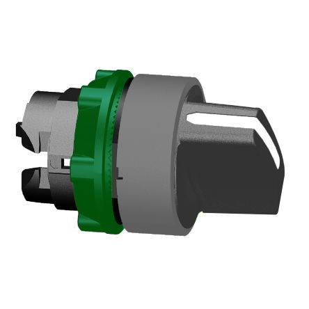 Schneider Electric Harmony XB5 Series 3 Position Selector Switch Head, 22mm Cutout, Black Handle [ZB5AD5C0]; 276-2840