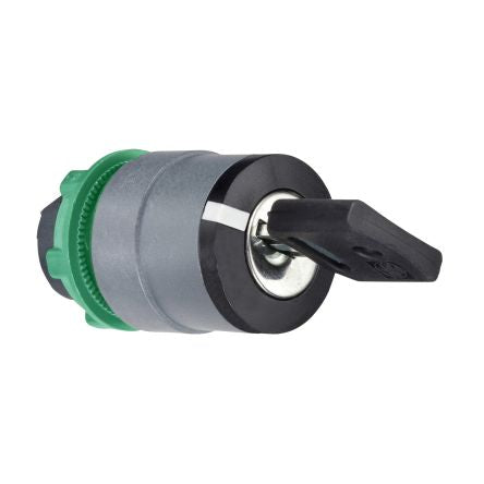 Schneider Electric Key Selector Switch Head - 22mm Cutout Diameter 3 Positions [ZB5AG05C0]; 276-2850