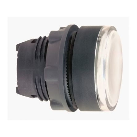 Schneider Electric Harmony XB5 Series White Illuminated Push Button Head, 22mm Cutout [ZB5AHCUST04]; 276-2872