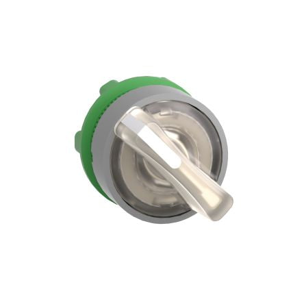 Schneider Electric Harmony XB5 Series 3 Position Selector Switch Head, 22mm Cutout, White Handle [ZB5AK1413C0]; 276-2893