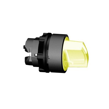 Schneider Electric Harmony XB5 Series 2 Position Selector Switch Head, 22mm Cutout, Orange Handle [ZB5AK1453]; 276-2896