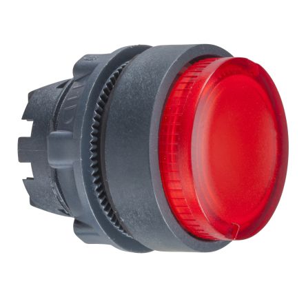 Schneider Electric Harmony XB5 Series Red Illuminated Spring Return Push Button Head, 22mm Cutout, IP66, IP69 [ZB5AW14]; 276-2937