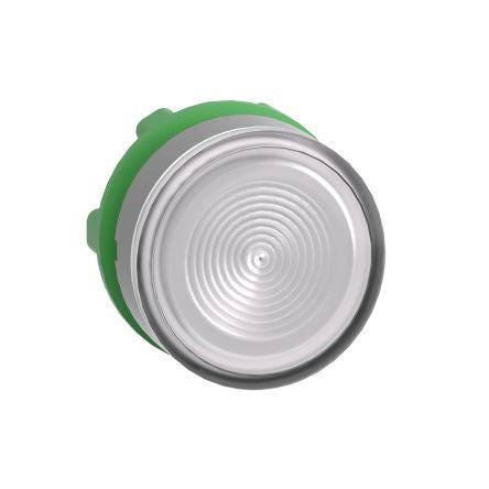 Schneider Electric Harmony XB5 Series White Illuminated Spring Return Push Button Head, 22mm Cutout, IP66, IP67 [ZB5AW313SC0]; 276-2939