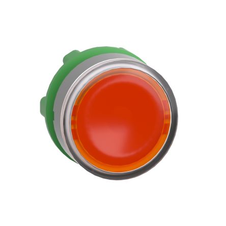 Schneider Electric Harmony XB5 Series Orange Illuminated Spring Return Push Button Head, 22mm Cutout, IP66, IP67 [ZB5AW353C0]; 276-2944