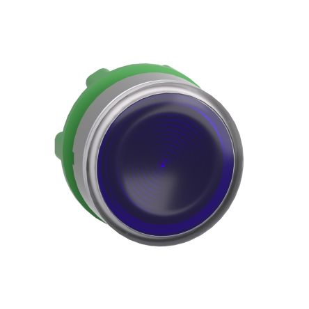Schneider Electric Harmony XB5 Series Blue Illuminated Spring Return Push Button Head, 22mm Cutout, IP66, IP67 [ZB5AW363SC0]; 276-2947