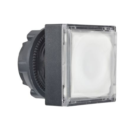 Schneider Electric Harmony XB5 Series White Illuminated Push Push Push Button Head, 22mm Cutout, IP66 [ZB5CH313]; 276-2963