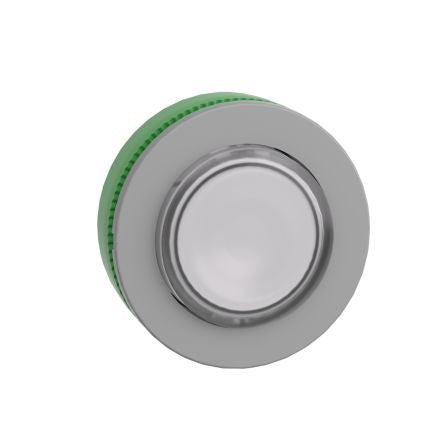 Schneider Electric Harmony XB5 Series White Illuminated Spring Return Push Button Head, 30.5mm Cutout, IP66, IP67 [ZB5FW113C0]; 276-2971