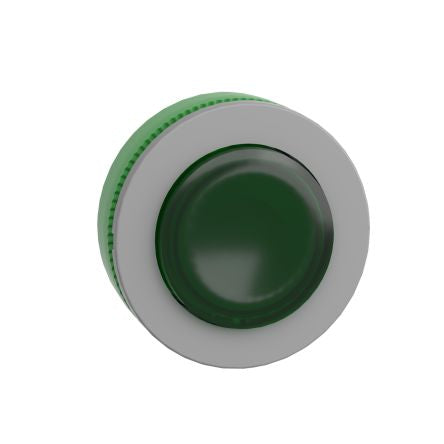 Schneider Electric Harmony XB5 Series Green Illuminated Spring Return Push Button Head, 30.5mm Cutout, IP66, IP67 [ZB5FW133C0]; 276-2972
