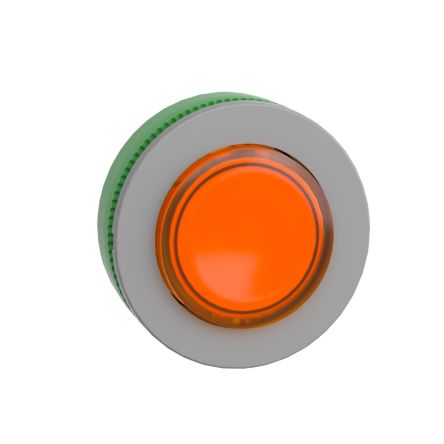 Schneider Electric Harmony XB5 Series Orange Illuminated Spring Return Push Button Head, 30.5mm Cutout, IP66, IP67 [ZB5FW153C0]; 276-2974
