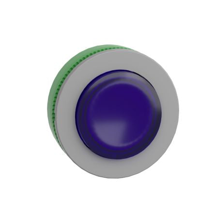 Schneider Electric Harmony XB5 Series Blue Illuminated Spring Return Push Button Head, 30.5mm Cutout, IP66, IP67 [ZB5FW163C0]; 276-2975