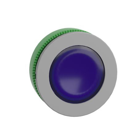 Schneider Electric Harmony XB5 Series Blue Illuminated Spring Return Push Button Head, 30.5mm Cutout, IP66, IP67 [ZB5FW363C0]; 276-2979