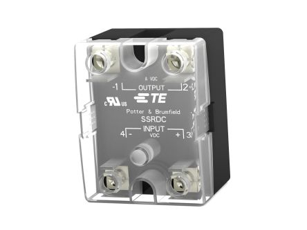TE Connectivity SSRDC Series Solid State Relay, 25 A Load, Chassis Mount, 200 V ac/dc Load, 32 V ac/dc Control [SSRDC-200D25  2330274-2]; 276-3896