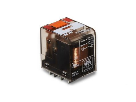 TE Connectivity PCB Mount Power Relay, 230V ac Coil, 12A Switching Current, DPDT [PT271730  5-1419111-8]; 276-3912