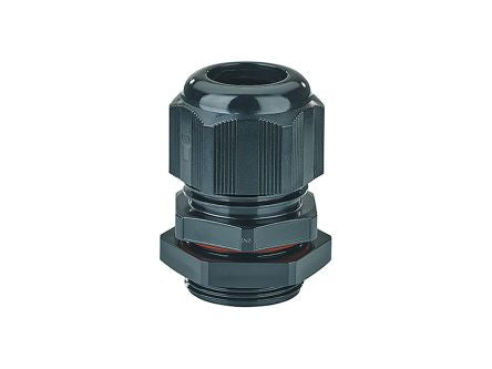 HENSEL AXM Series Black Polycarbonate Cable Gland, M32 Thread, 14mm min., 21mm max., IP66 [AXM 32]; 276-5368