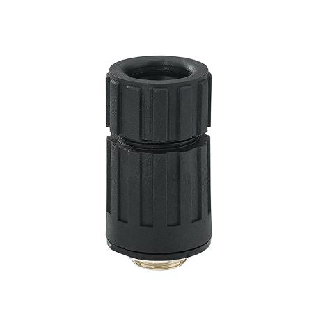 HENSEL GSC Series Black PBT Cable Gland, M25 Thread, 20.5mm min., 26.5mm max., IP66, IP68 [GSC 25]; 276-5372