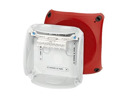 HENSEL DK Series Grey Polypropylene Terminal Box, IP66, 5 Terminals, 77 x 130 x 130mm [DK 0604 R]; 276-5392