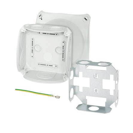 HENSEL DK Series Grey Polypropylene Terminal Box, IP66, 0 Terminals, 77 x 130 x 130mm [DK 0600 U]; 276-5430