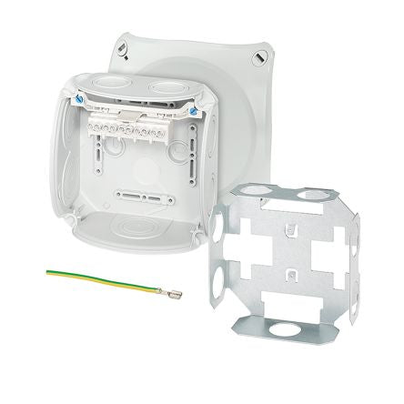 HENSEL DK Series Grey Polypropylene Terminal Box, IP66, 5 Terminals, 77 x 130 x 130mm [DK 0604 U]; 276-5474