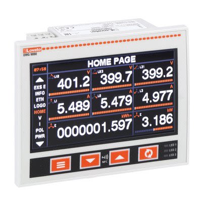 Lovato DMG LCD Digital Panel Multi-Function Meter for Power, 92mm x 92mm [DMG9000]; 276-5583