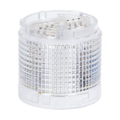 Lovato LED IP65 Rated White Signal Tower, Integral LED [LTN50ML8]; 276-5617