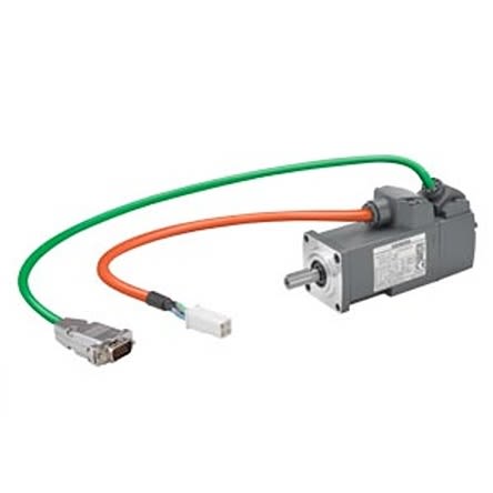 Siemens S-1FL6 Clockwise Synchronous Servo Motor, 0.05 kW, 230 V, Flange Mount Mounting [1FL6022-2AF21-1MG1]; 276-5728