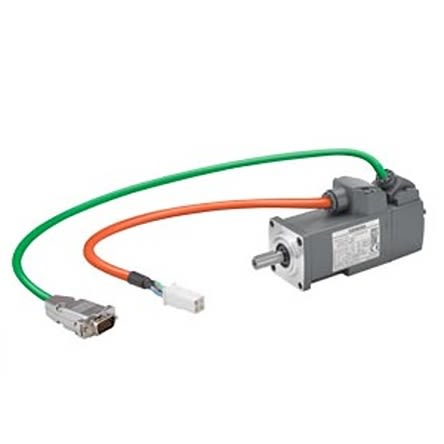 Siemens S-1FL6 Clockwise Synchronous Servo Motor, 0.05 kW, 230 V, Flange Mount Mounting [1FL6022-2AF21-1MH1]; 276-5729