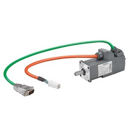 Siemens S-1FL6 Clockwise Synchronous Servo Motor, 0.1 kW, 230 V, Flange Mount Mounting [1FL6024-2AF21-1LA1]; 276-5731