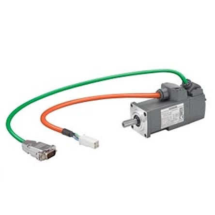 Siemens S-1FL6 Clockwise Synchronous Servo Motor, 0.1 kW, 230 V, Flange Mount Mounting [1FL6024-2AF21-1LG1]; 276-5733